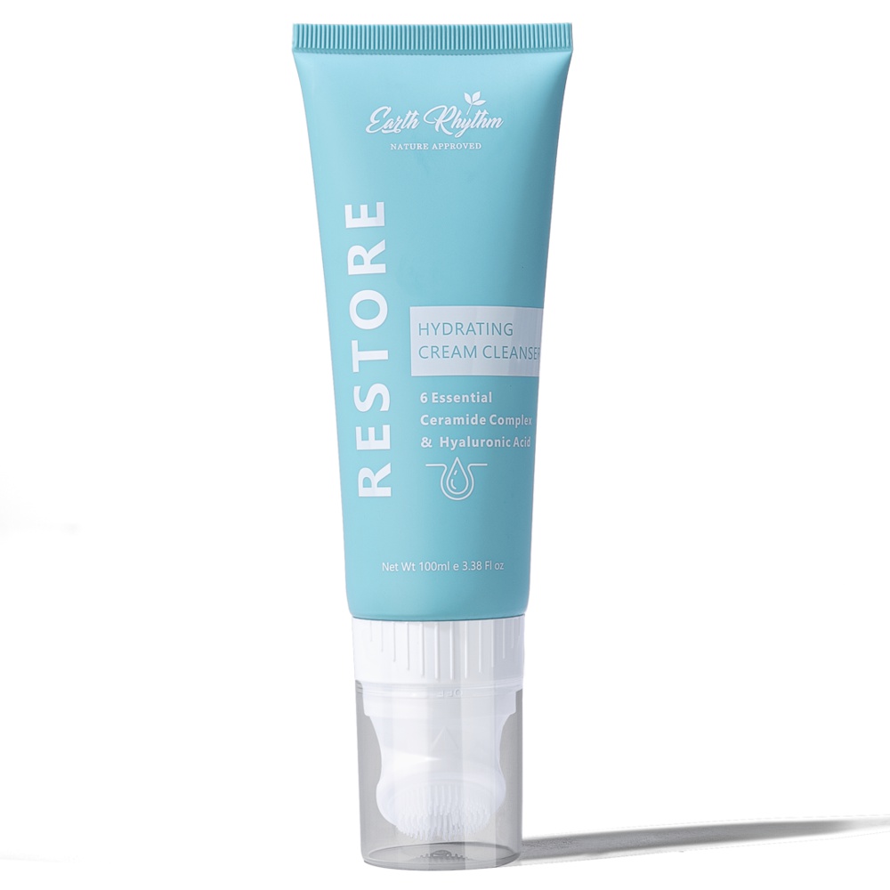 Earth Rhythm Restore - Hydrating Cream Cleanser With 6 Essential Ceramide Complex & Hyaluronic Acid