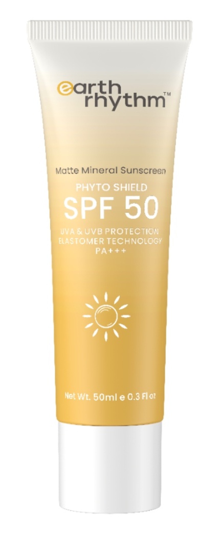 Earth Rhythm SPF 50 Matte Mineral Sunscreen - Phyto Shield