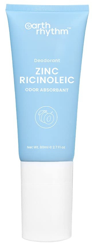 Earth Rhythm Underarm Roll On With Zinc Ricinoleic, Aloe Vera, And Hyaluronic Acid