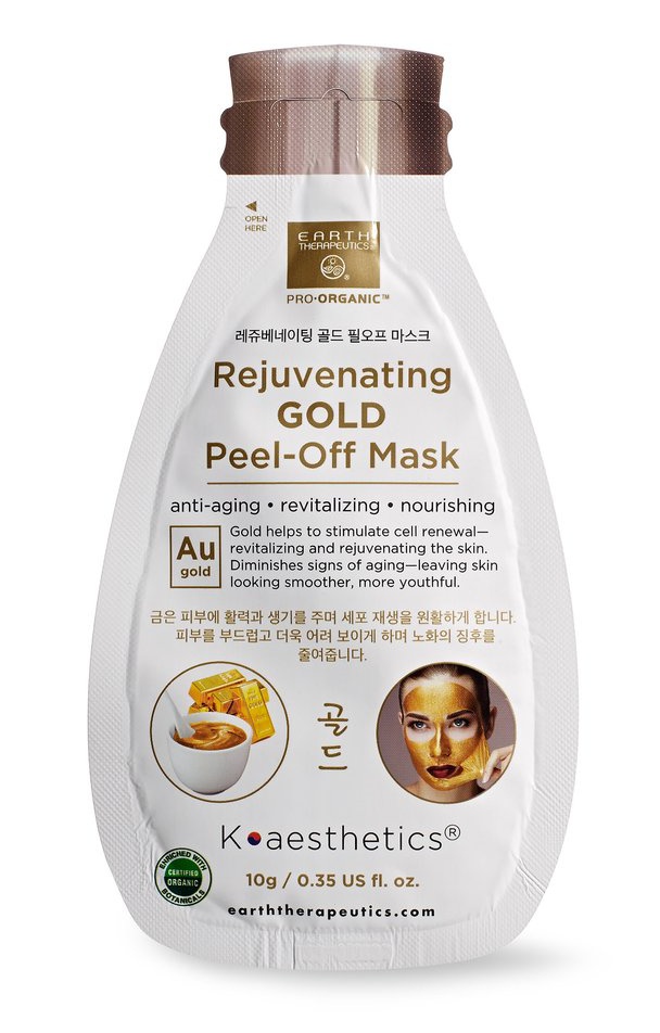 Earth Therapeutics Rejuvenating Gold Peel-Off Mask