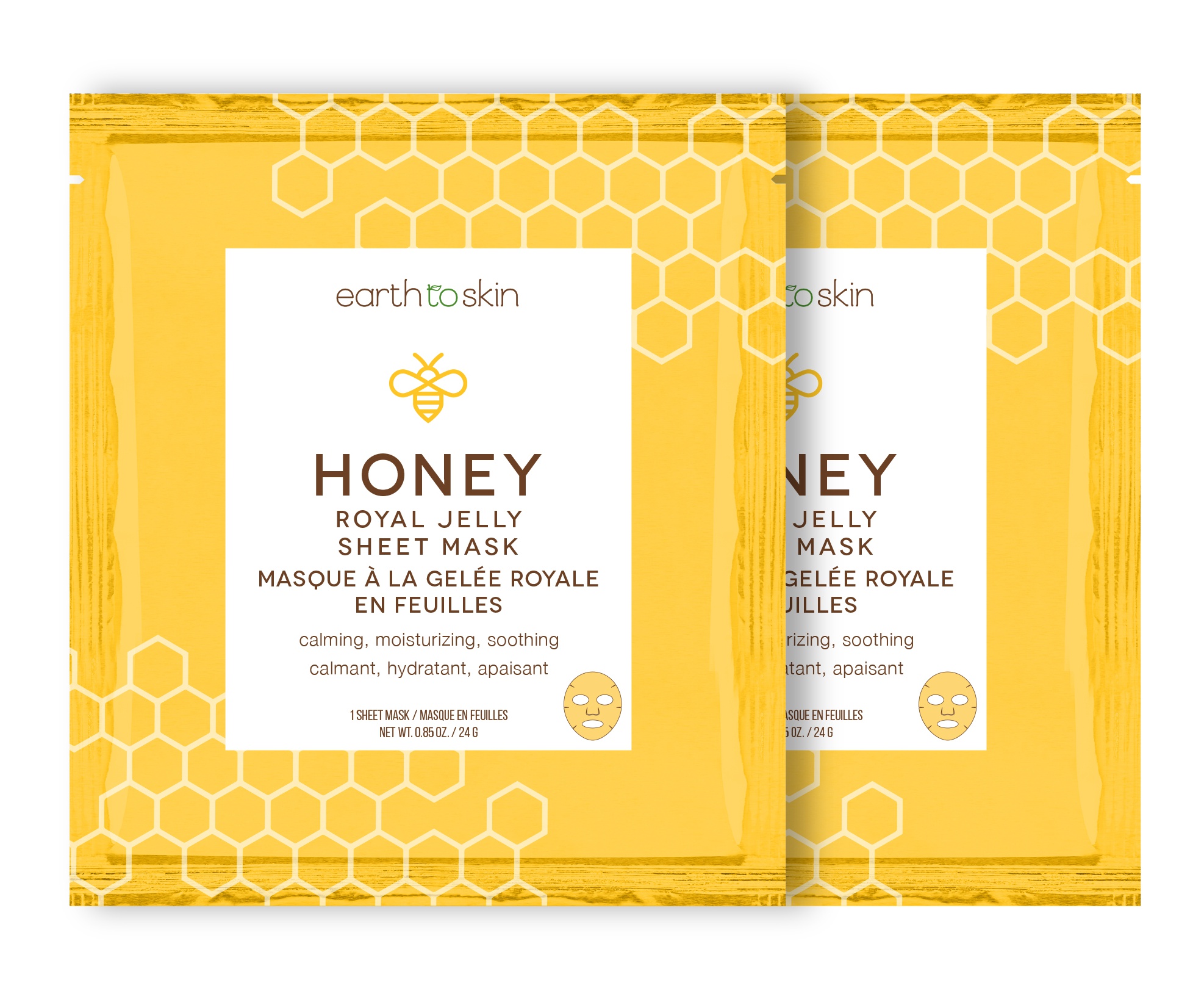 Earth To Skin Honey Royal Jelly Sheet Mask
