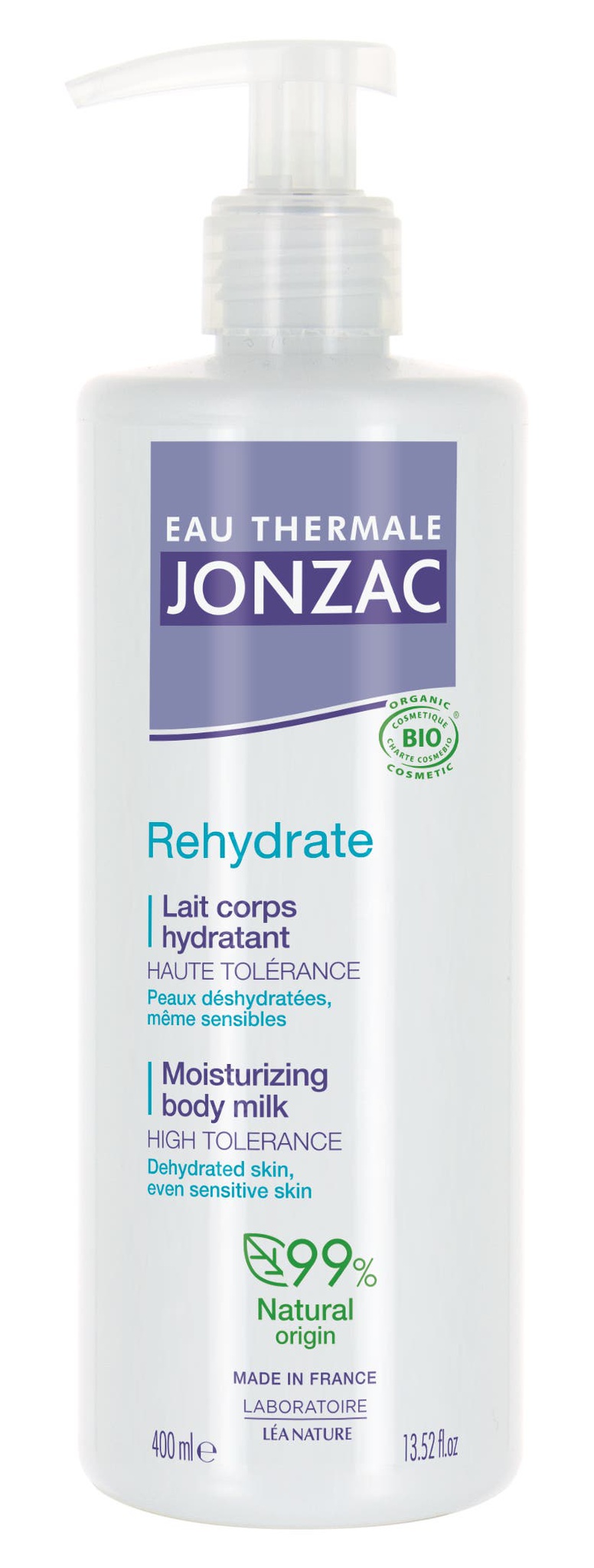 Eau Thermale Jonzac® Lait Corps Réhydratant Bio