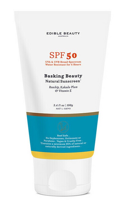 Edible Beauty Basking Beauty Natural Sunscreen Spf50