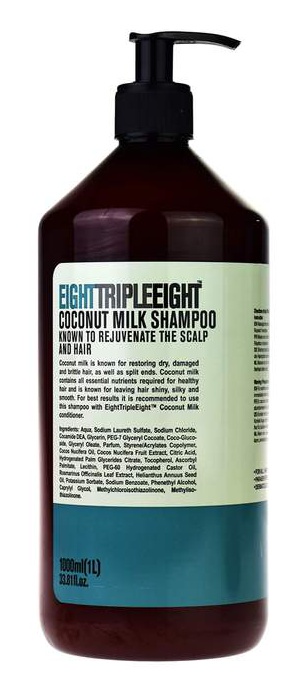 Eighttripleeight Coconut Milk Shampoo