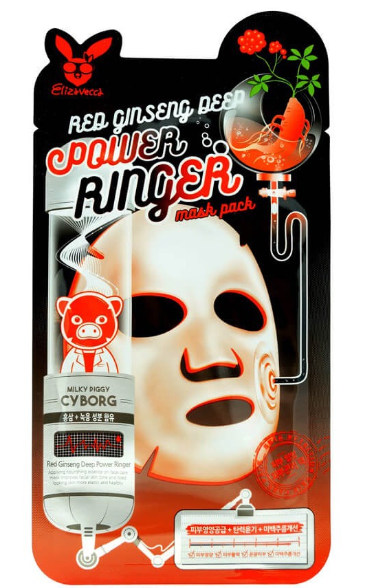 Elizavecca Red Ginseng Deep Power Ringer Mask