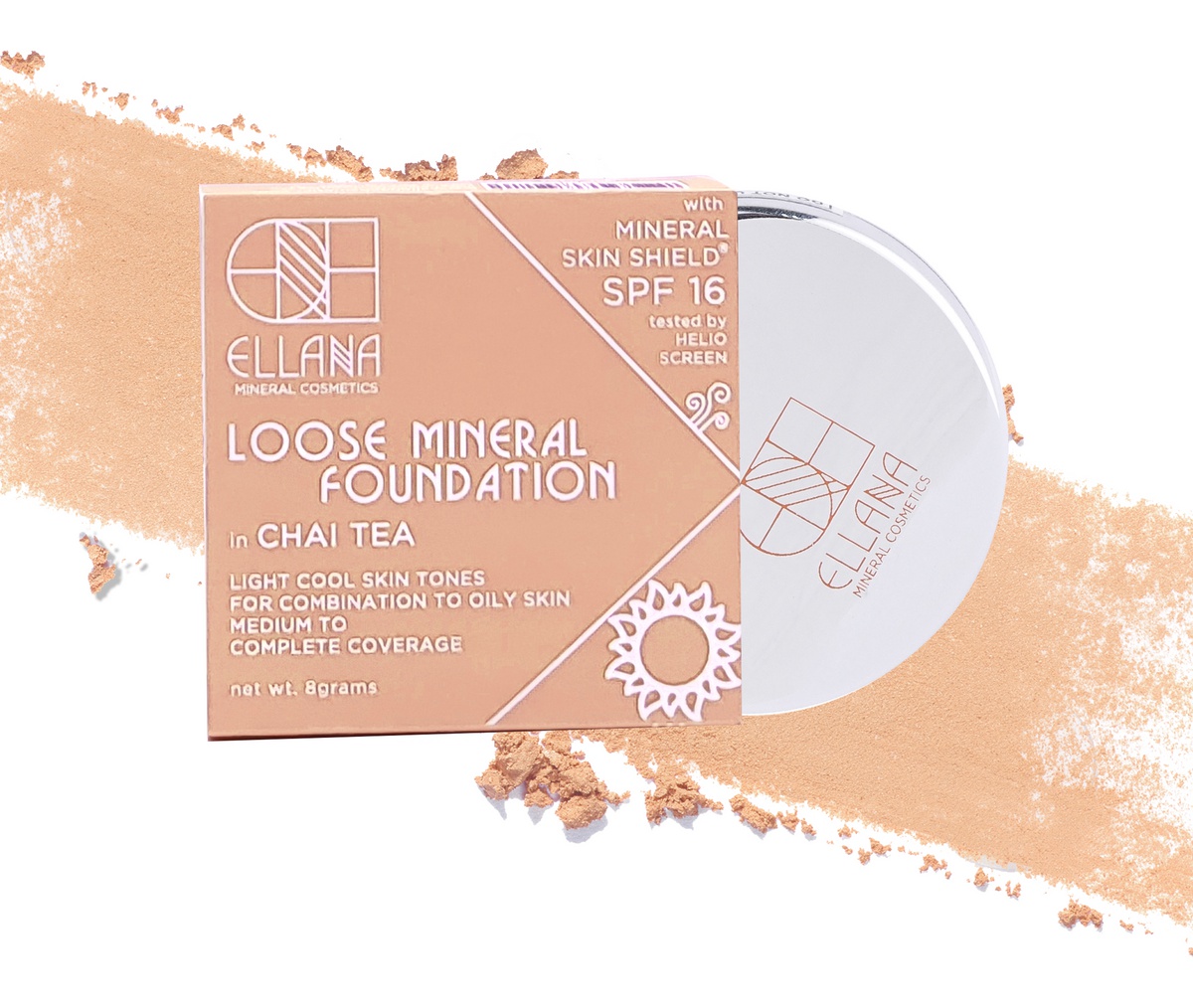 Ellana Loose Mineral Skinshield Foundation With SPF16