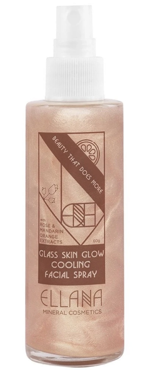 Ellana Mineral Cosmetics Glass Skin Glow Cooling Facial Spray