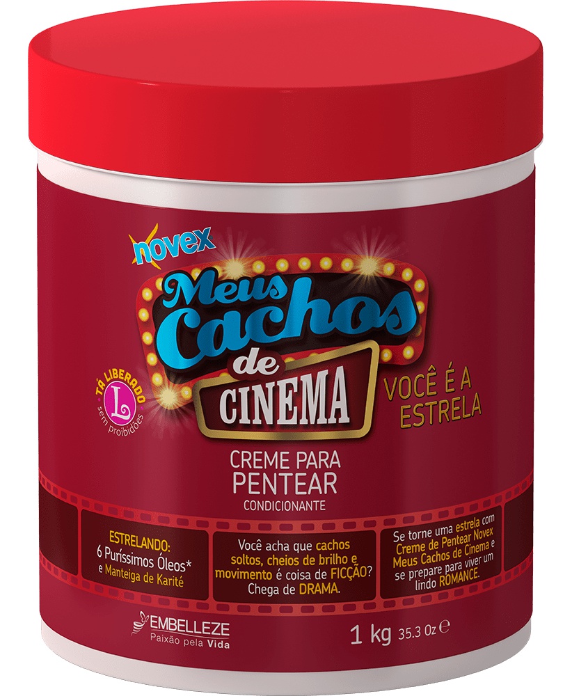 Embelleze Novex Meus Cachos De Cinmea Creme De Pentear