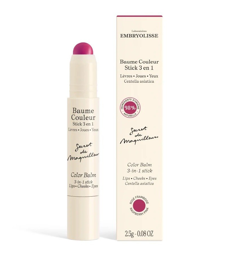 Embryolisse Color Balm 3-in-1 Stick Raspberry Pink