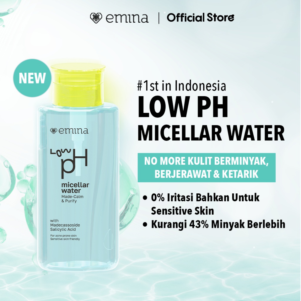 Emina Low pH Micellar Water Made-calm & Purify
