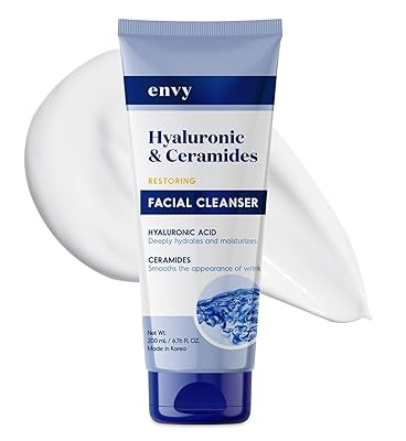 Envy Hyaluronic Acid & Ceramides Hydrating Facial Cleanser