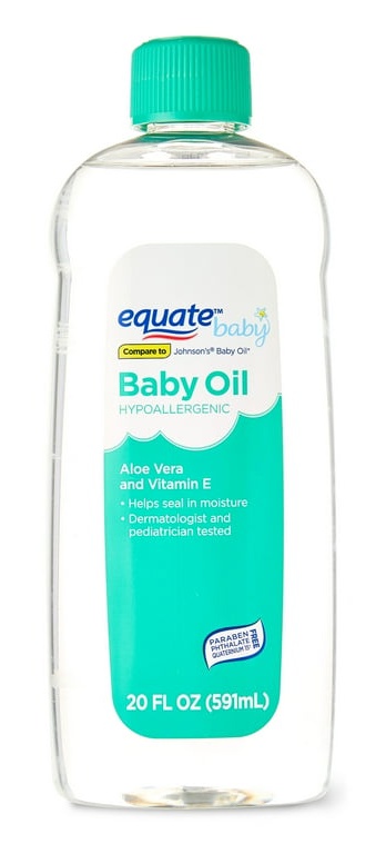 Equate Baby Oil With Aloe Vera And Vitamin E