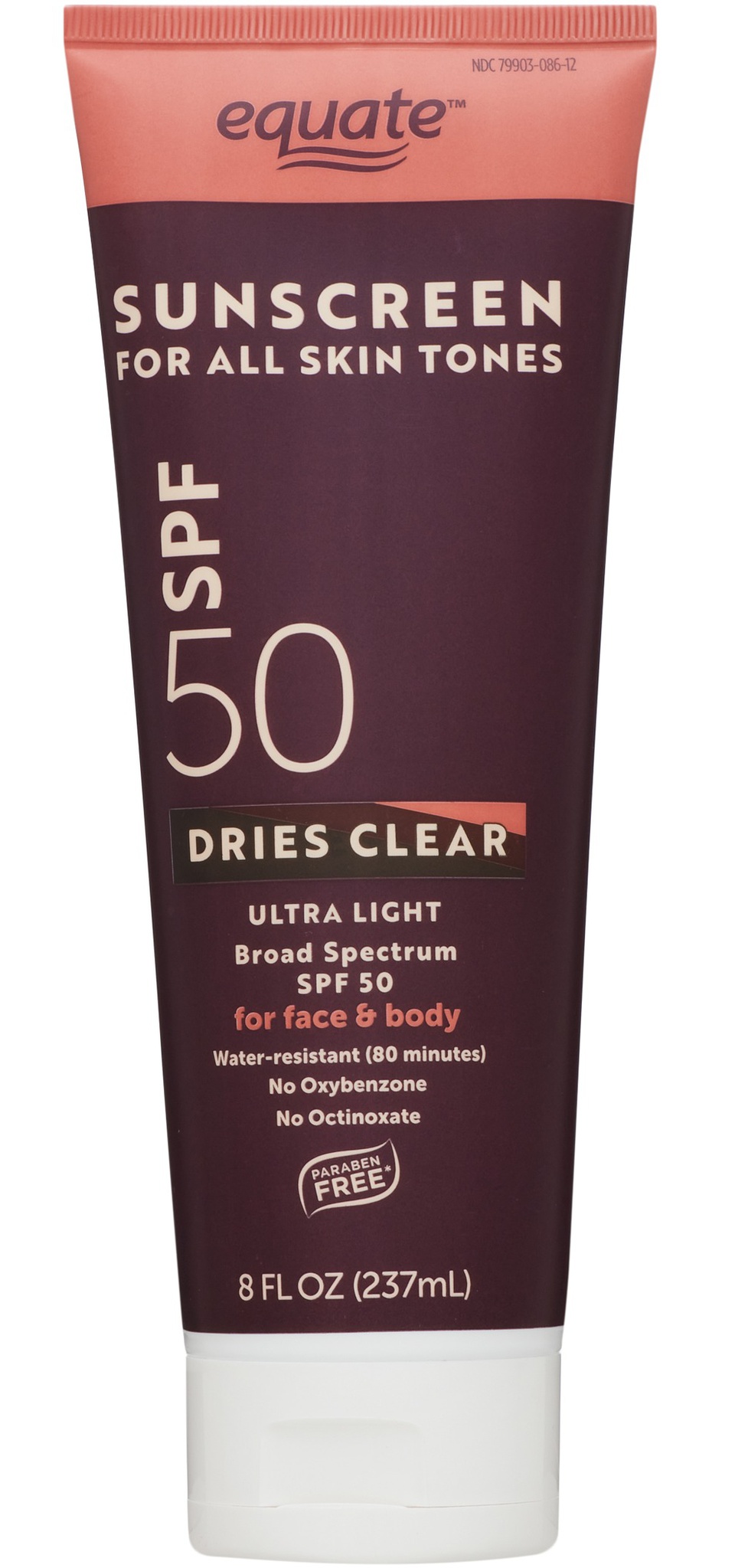 Equate Ultra Light Broad Spectrum Sunscreen Lotion For All Skin Tones SPF 50