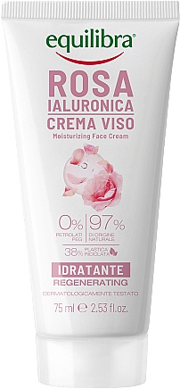 Equilibra Rosa Ialuronica Moisturizing Face Cream