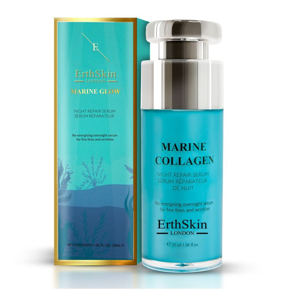 Erth Skin London Marine Collagen Night Repair Serum