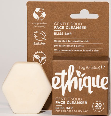 Ethique Bliss Bar Gentle Solid Face Cleanser