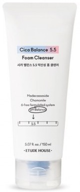Etude House Cica Balance 5.5 Foam Cleanser