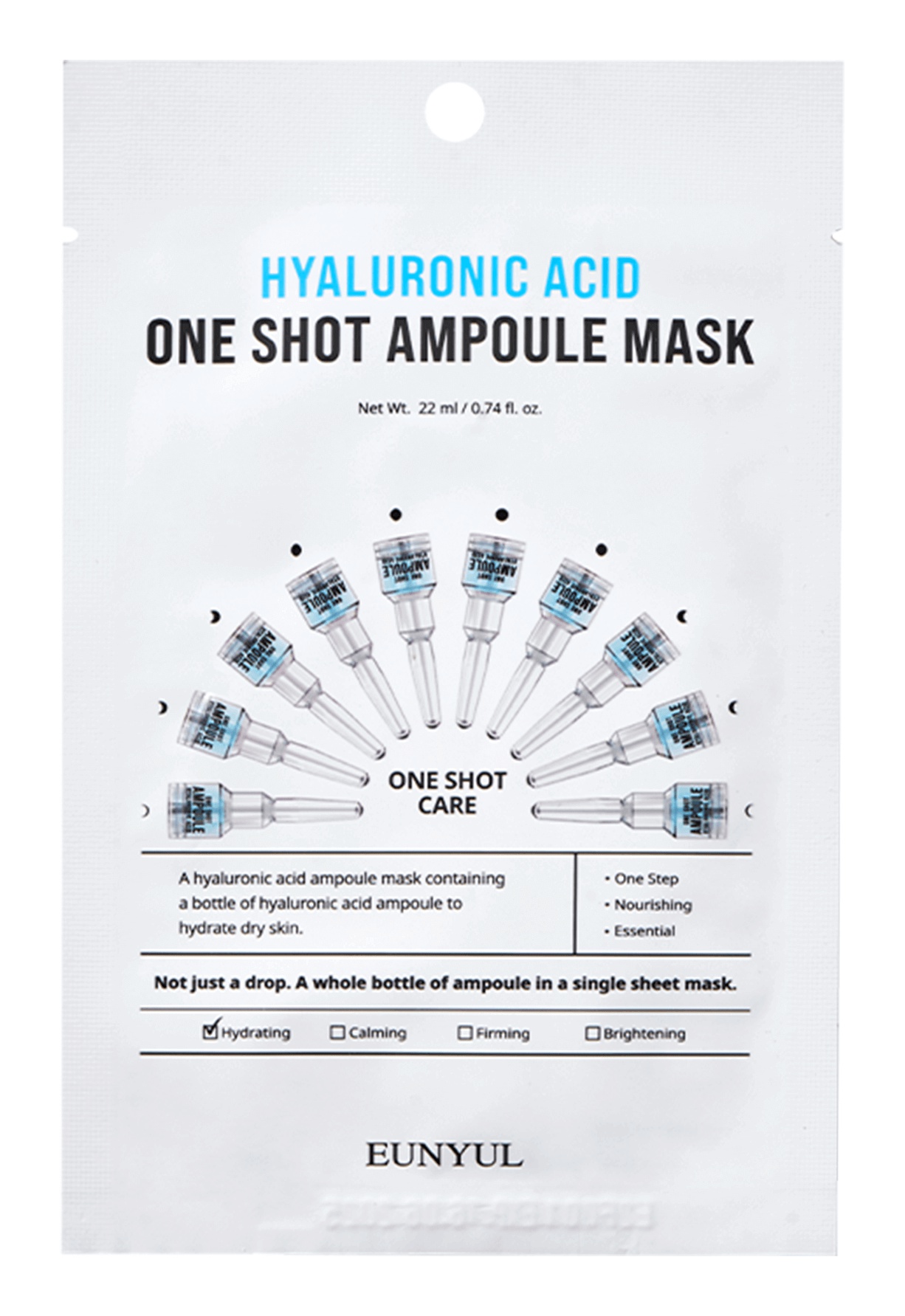 Eunyul Hyaluronic Acid One Shot Ampoule Mask