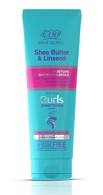 Eva Hair Clinic Curls Shea Butter & Linseed Conditioner