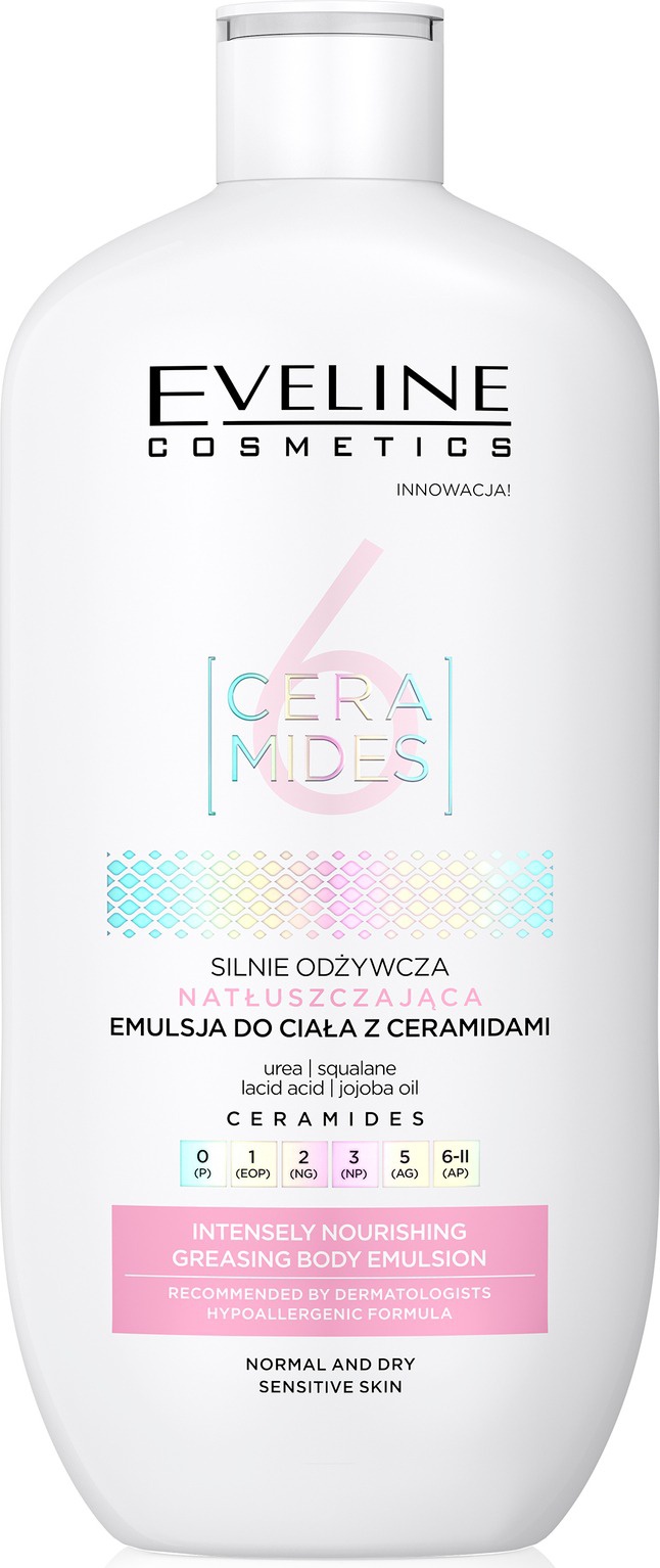 Eveline 6 Ceramides Intensely Nourishing Greasing Body Emulsion