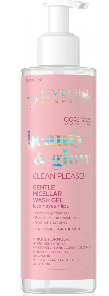 Eveline Beauty & Glow Clean Please! Gentle Micellar Wash Gel