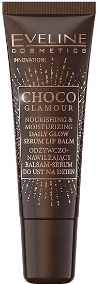 Eveline Choco Glamour Nourishing & Moisturizing Daily Glow Serum Lip Balm