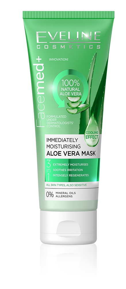 Eveline Cosmetics Facemed+ Immediately Moisturising Aloe Vera Mask