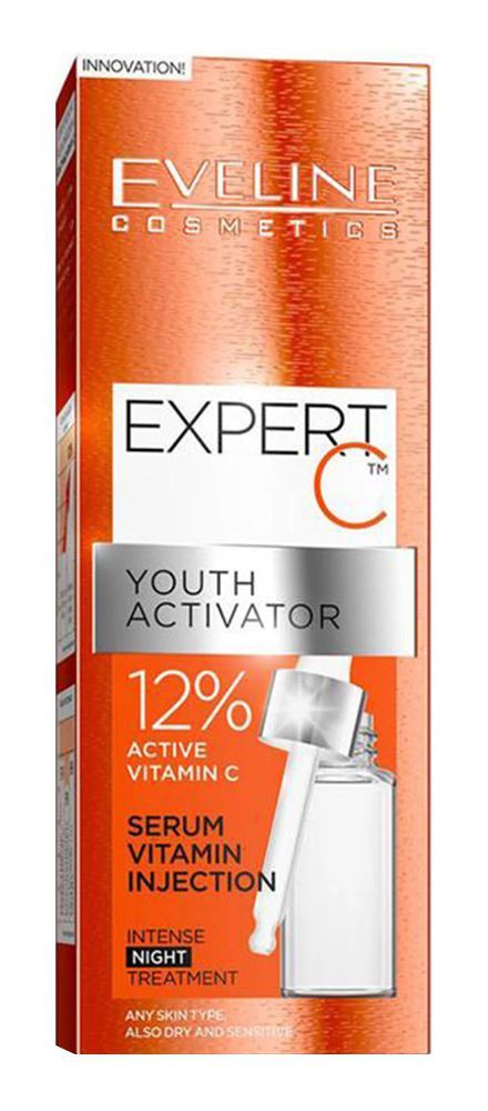Eveline Expert C Youth Activator Serum Vitamin Injection Night