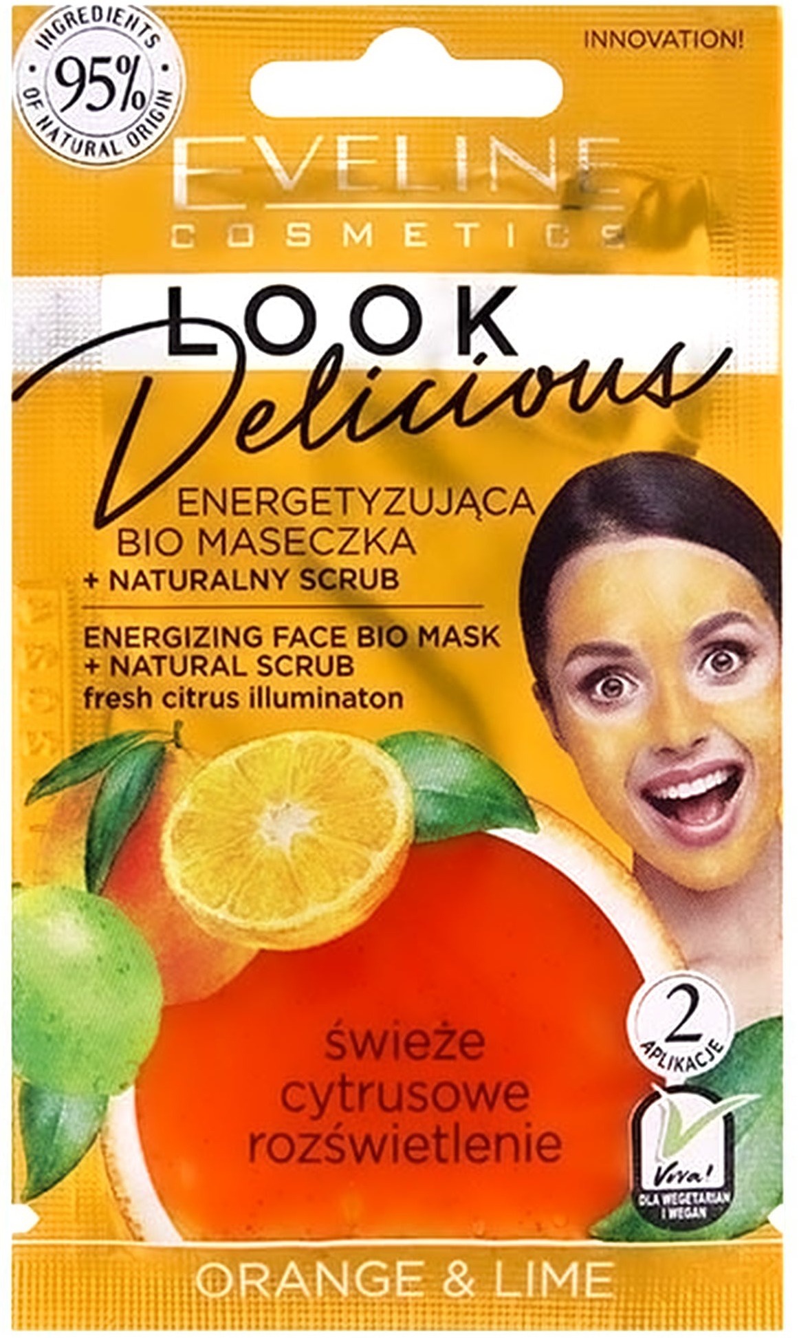Eveline Look Delicious Orange & Lime Face Mask