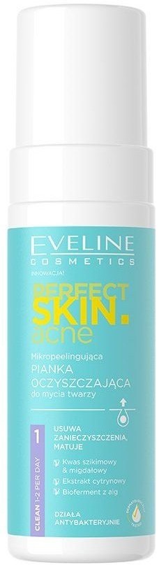Eveline Perfect Skin Acne Micropeeling Face Cleansing Foam