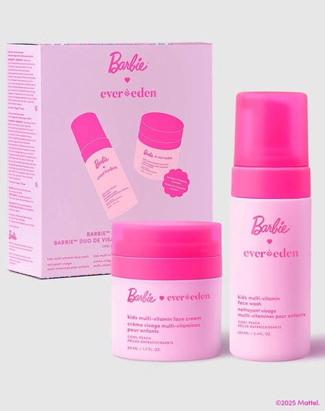 Ever Eden Barbie Kids Happy Face Duo - Face Wash & Cream