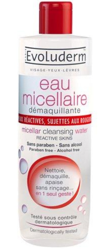 Evoluderm Micellar Cleansing Water Reactive Skins