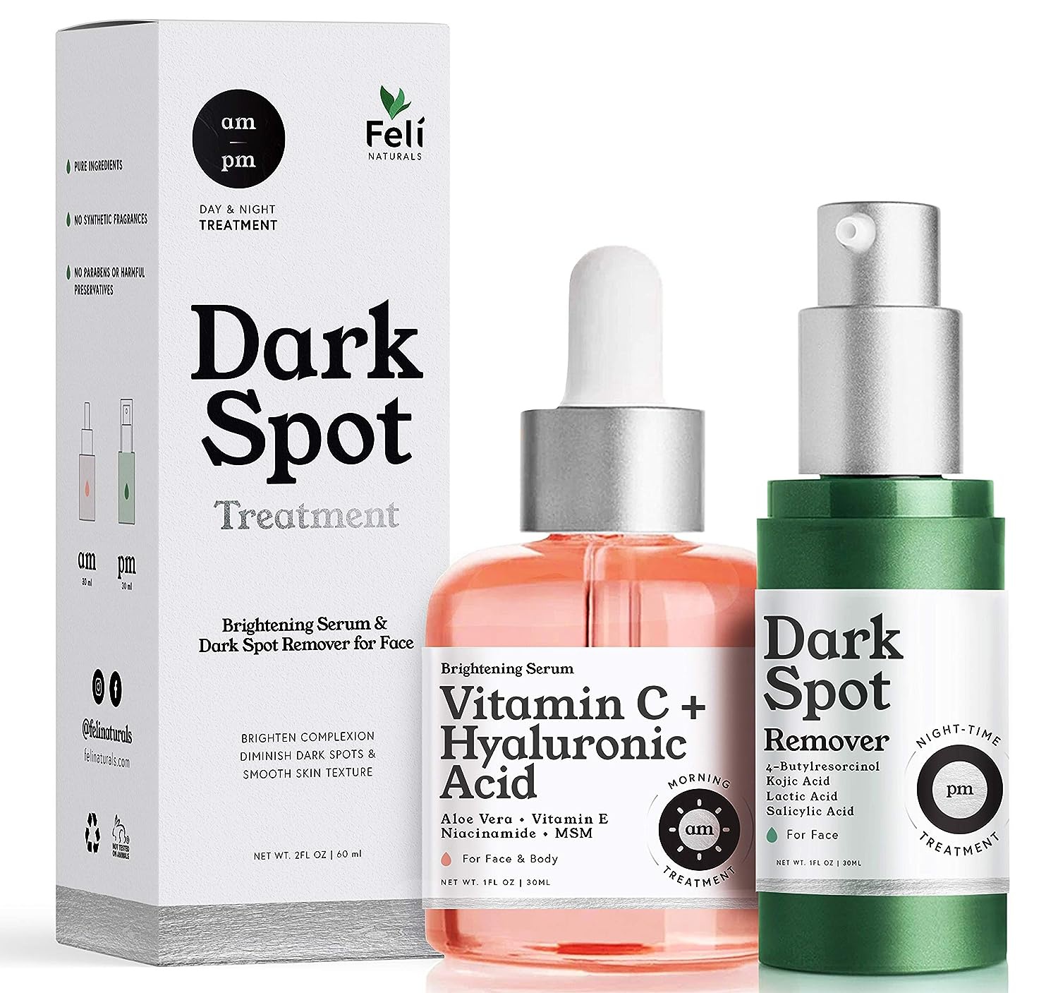 FELI Naurals AM/PM Intensive Dark Spot Treatment