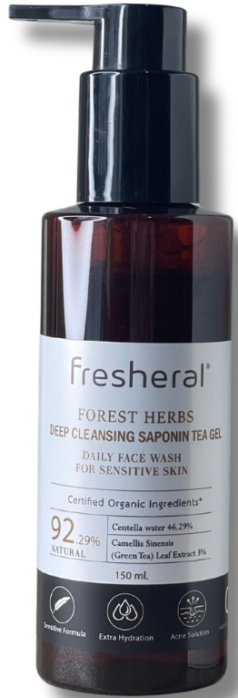 FRESHERAL Forest Herbs Deep Cleansing Saponin Tea Gel
