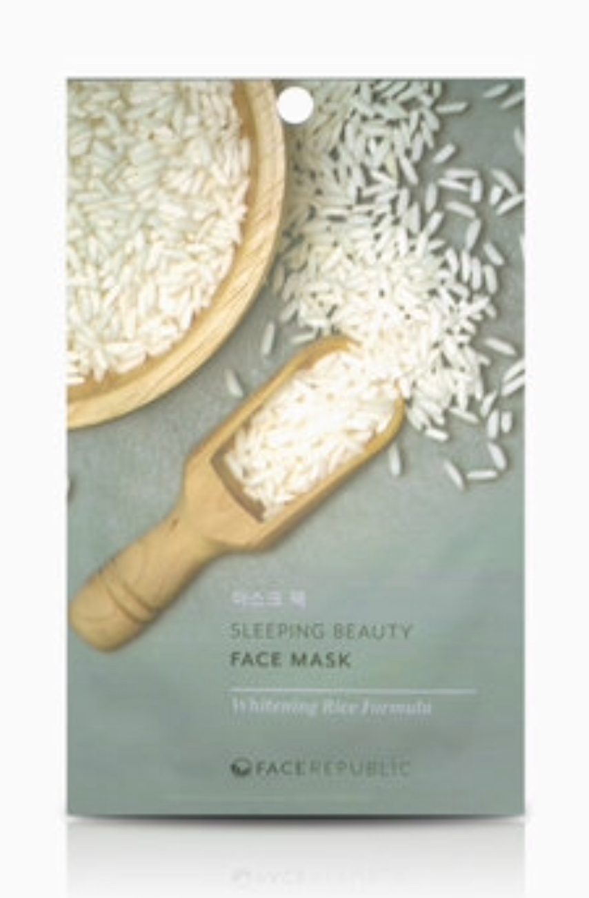 Face Republic Sleeping Beauty Face Mask Whitening Rice Formula