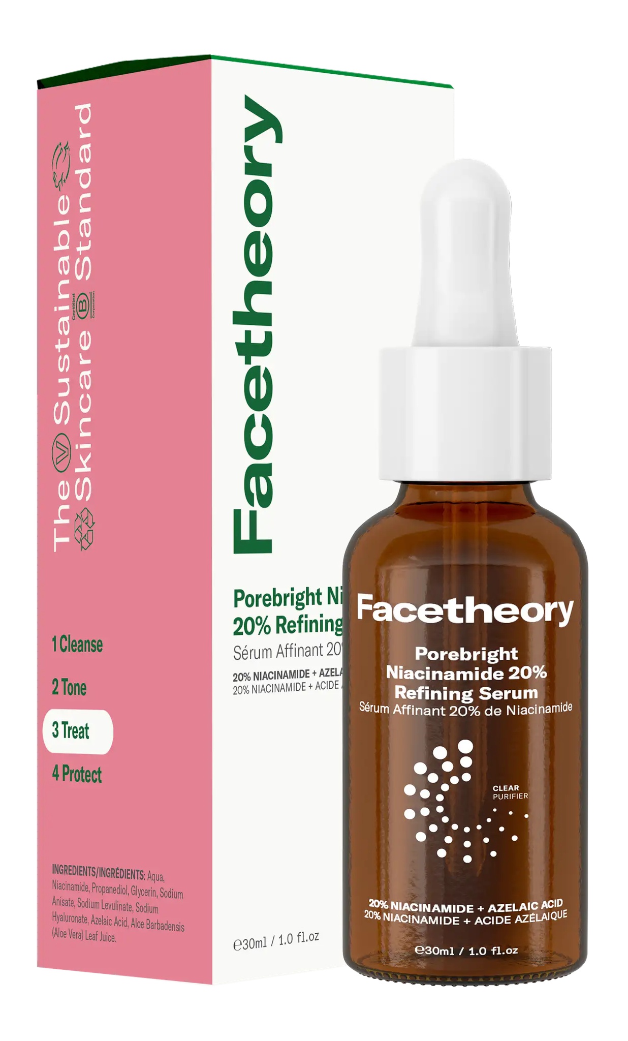 Face Theory Porebright Niacinamide 20% Refining Serum