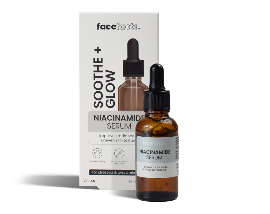 Face facts Soothe + Glow Niacinamide Serum