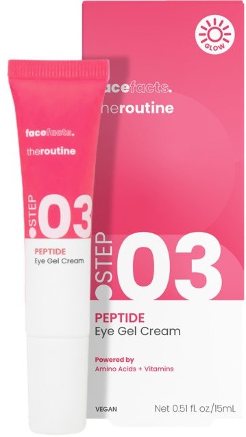 Face facts The Glow Routine Peptide Eye Gel Cream