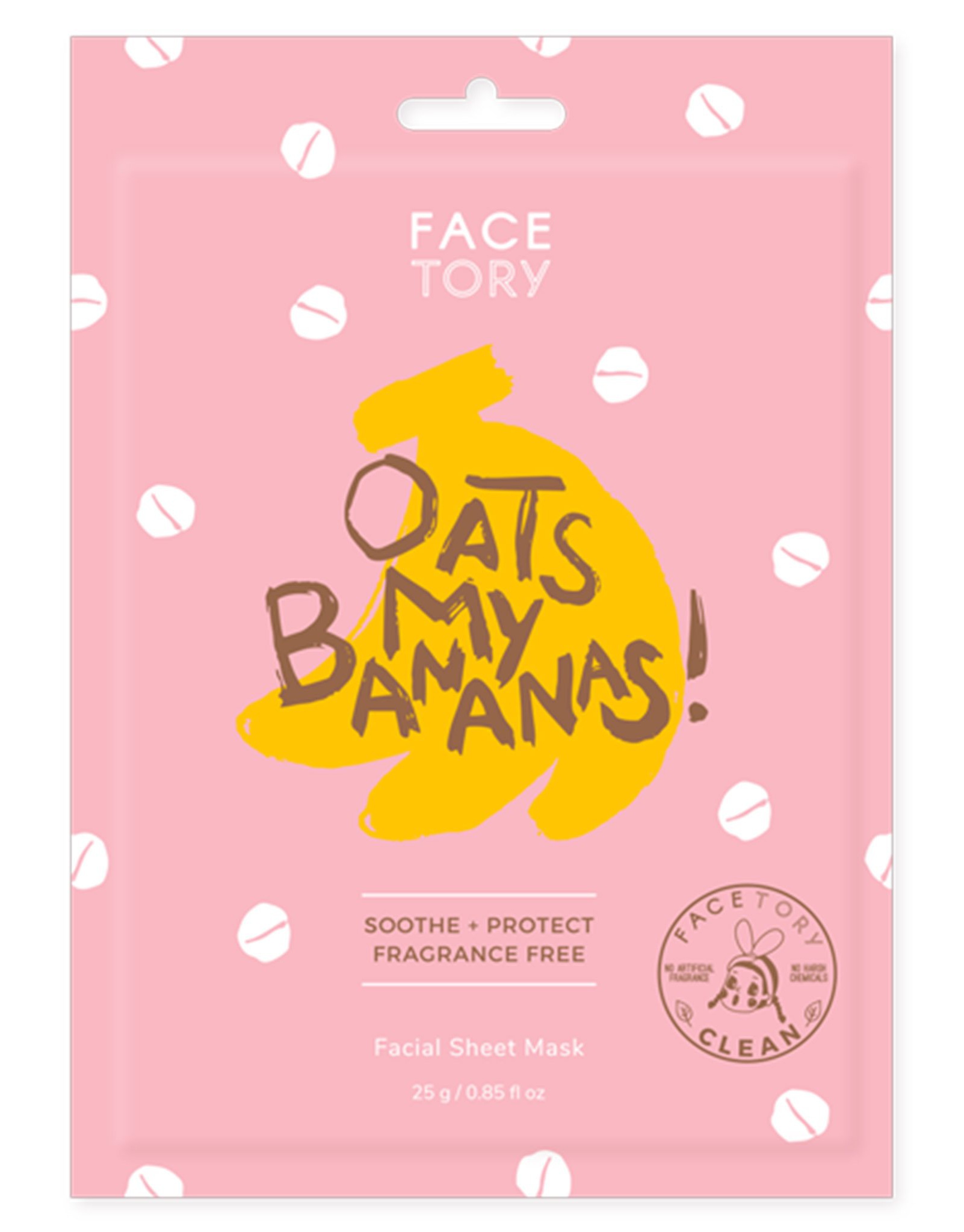 Facetory Oats My Bananas Facial Sheet Mask
