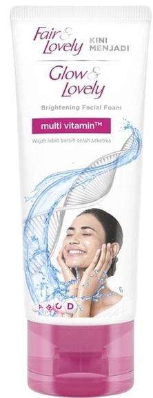 Fair & Lovely Glow & Lovely Brightening Facial Foam