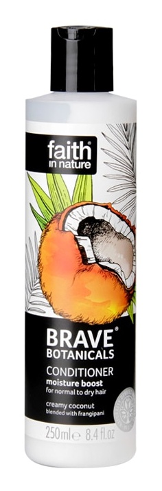 Faith in Nature Brave Botanicals Moisture Boost Coconut & Frangipani Conditioner