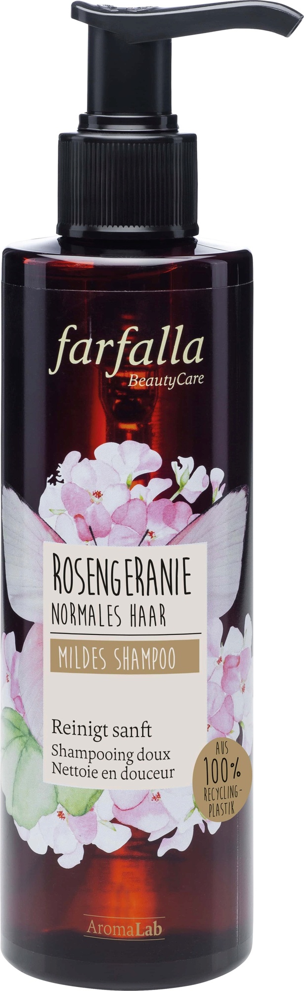 Farfalla Rose Geranium Mild Shampoo