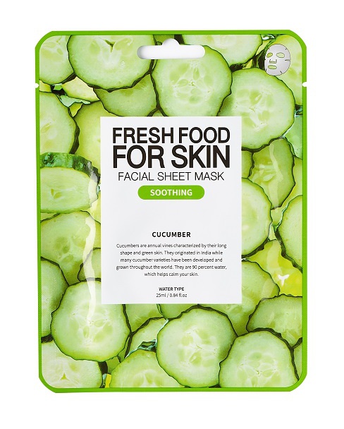 Farm Skin Fresh Food For Skin Facial Sheet Mask Cucumber:Soothing
