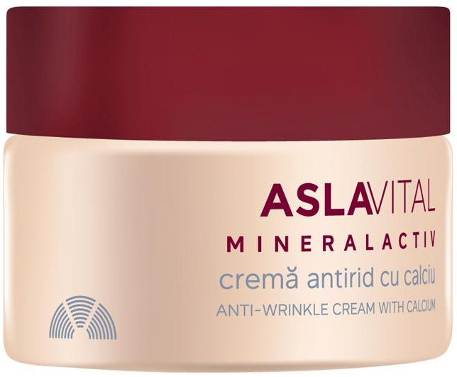Farmec Romania Aslavital Mineralactiv Anti-Wrinkle Cream With Calcium