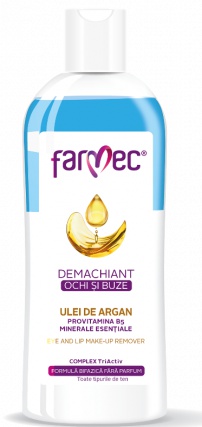 Farmec Romania Demachiant Ochi Și Buze Cu Argan