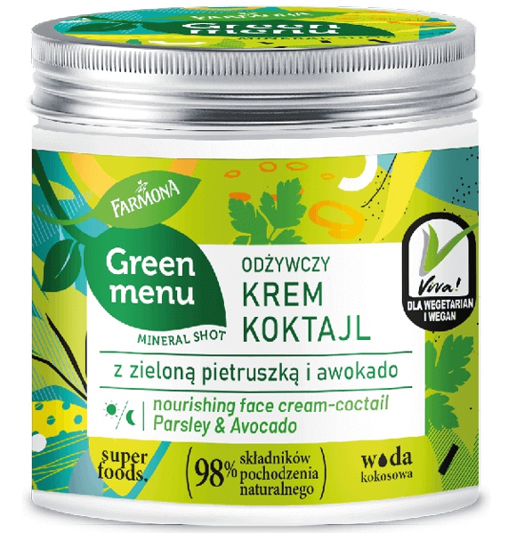 Farmona Green Menu Nourishing Face Cream-Cocktail