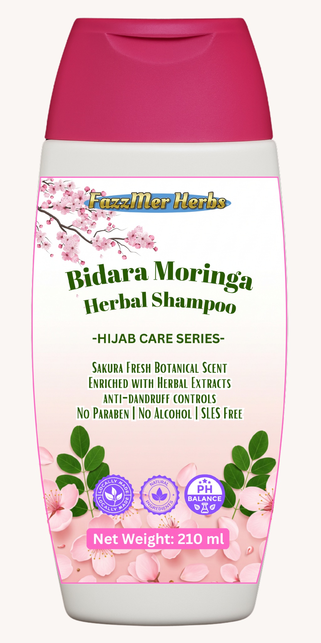 FazzMer Herbs Herbal Shampoo Bidara Moringa Plus