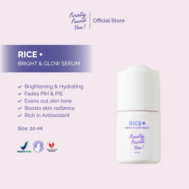 Finally Found You! Rice + Bright & Glow Serum