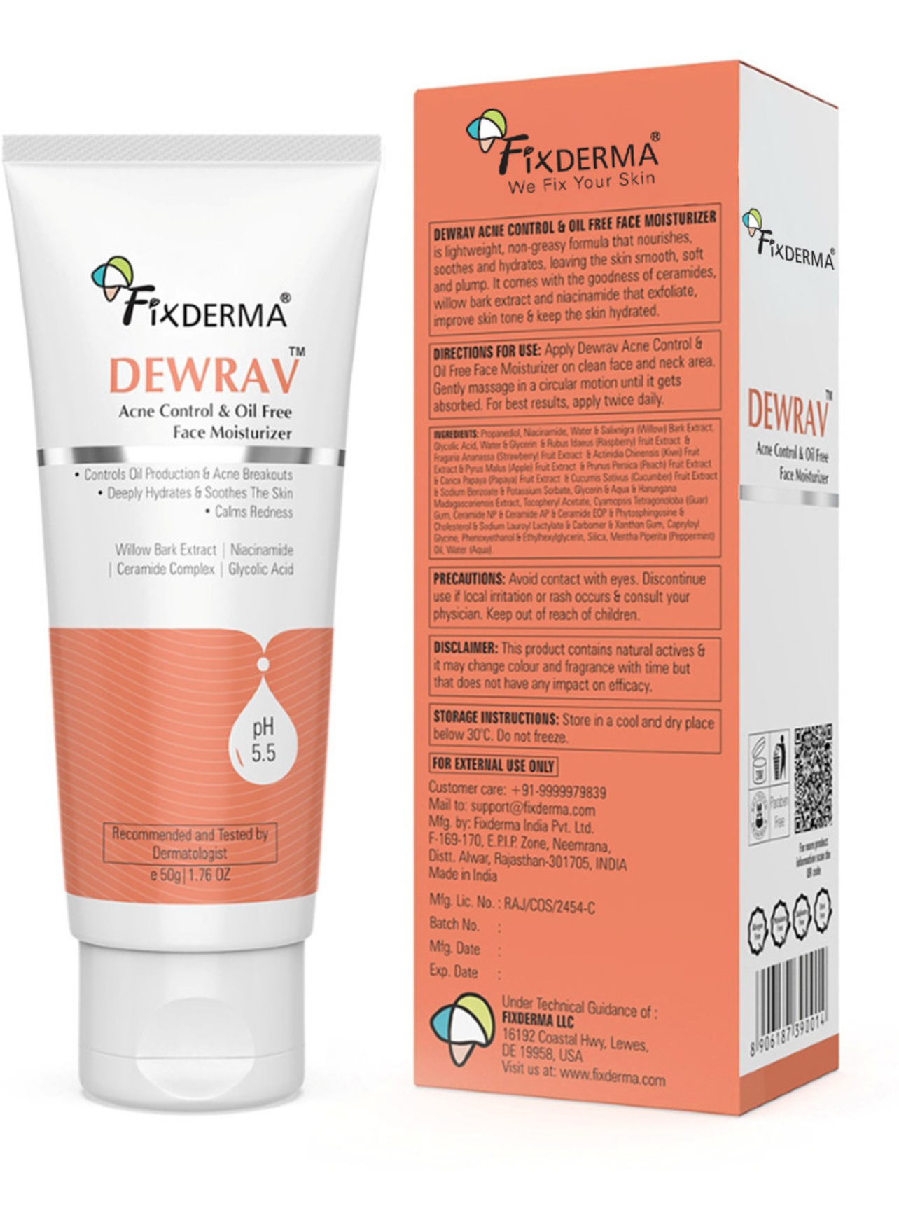 Fix derma Moisturiser
