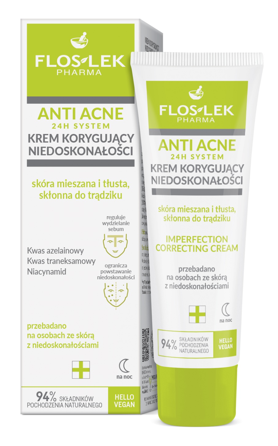 Floslek Anti Acne 24h System Imperfection Correcting Cream